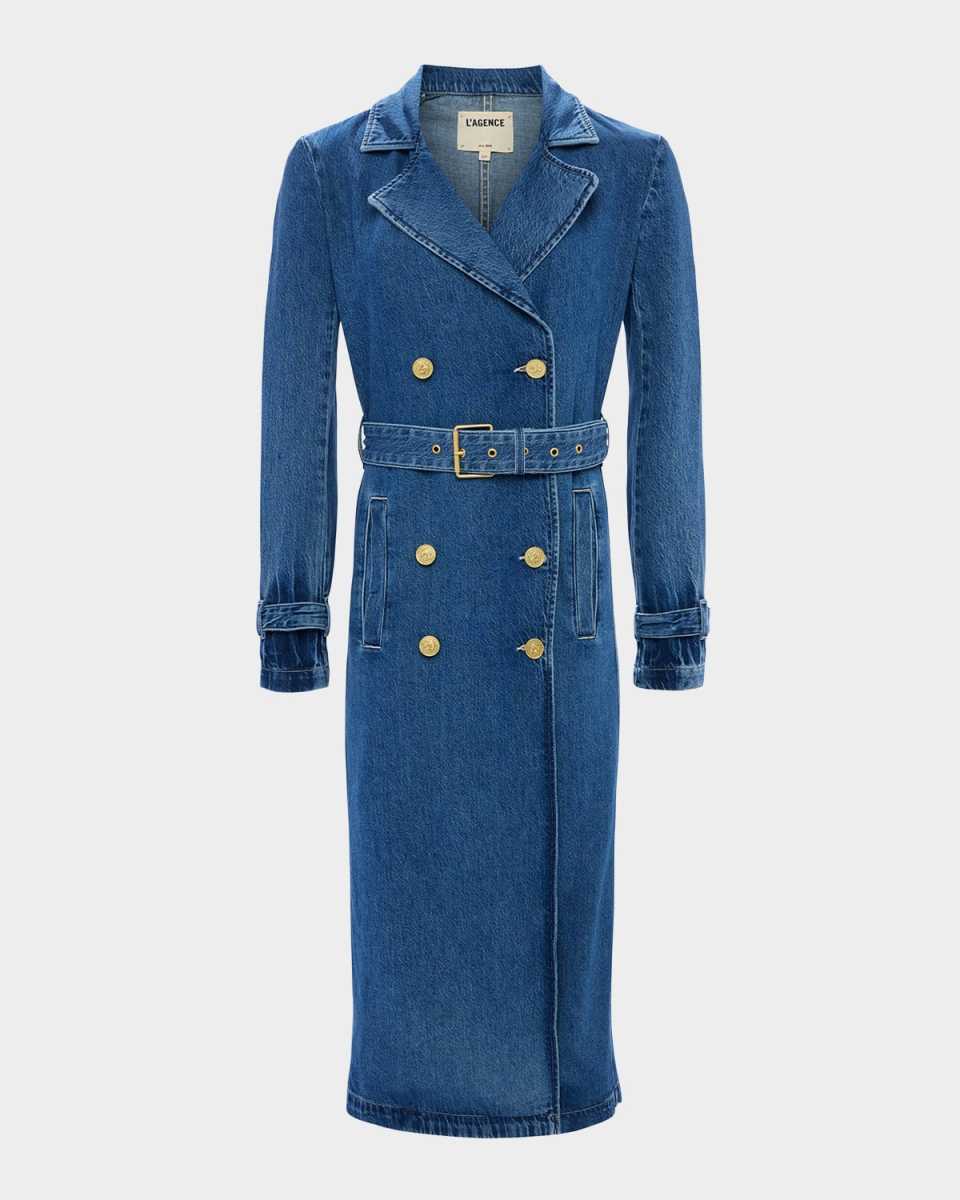 Bradley Denim Trench Coat